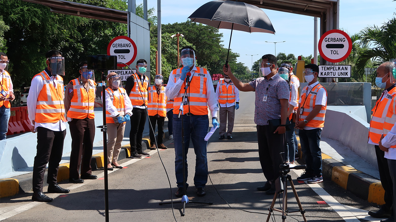 Manajemen Tol Makassar Beri Kemudahan Para Pengguna Jalan, Melalui Penerapan Sistem Top Up UNIK Via Aplikasi Whatsapp